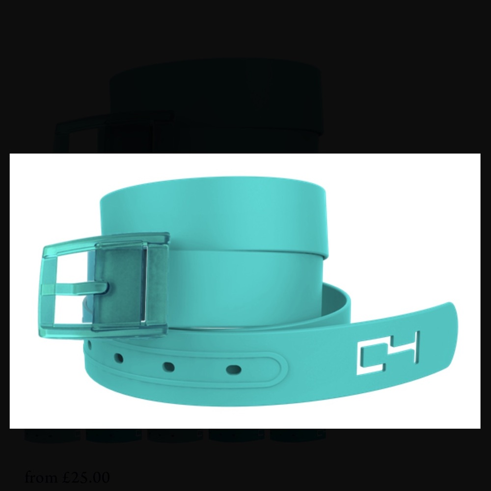 C4 Belt - Turquoise With Turquoise Buckle- Cut To Measure - 37”